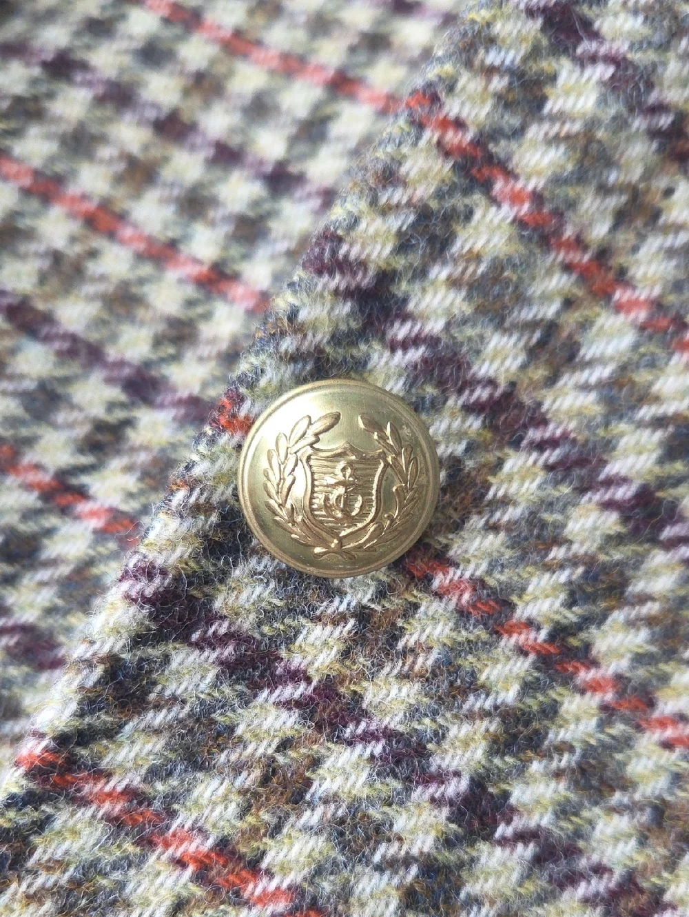 J crew Reagent Wool Womens Houndstooth Stand-Collar Blazer Size 8 - Picture 9 of 11